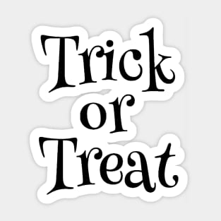 Trick or Treat Sticker